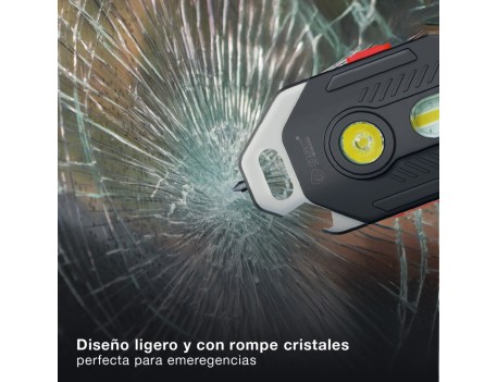 LINTERNA LED COB DE SEGURIDAD 10W 400LM GARSACO