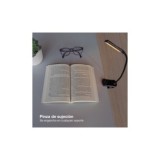 LINTERNA LED LECTURA AJUSTABLE CON PINZA 100LM