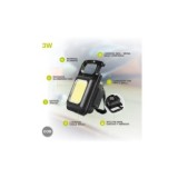 MINILINTERNA LED MULTIFUNCIÓN 3W CON ABRIDOR