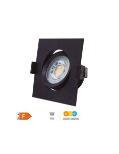 ARO DOWNLIGHT LED BASCULANTE EMPOTRAR 7W 600LM