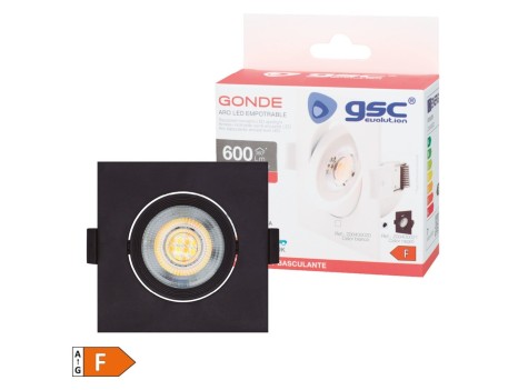ARO DOWNLIGHT LED BASCULANTE EMPOTRAR 7W 600LM
