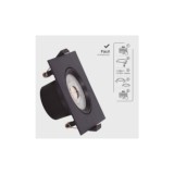 ARO DOWNLIGHT LED BASCULANTE EMPOTRAR 7W 600LM