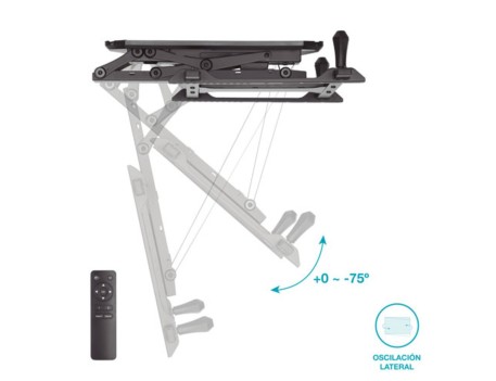 SOPORTE TECHO TV MOTORIZADO 32-70 ABATIBLE