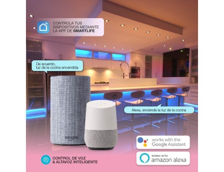 KIT TIRA LED 5M WIFI Y BLUETOOTH INTERIOR