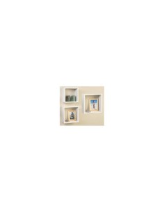 TRIPLE CUBO RECTO MDF 30-27-24CM BLANCO PARED 2
