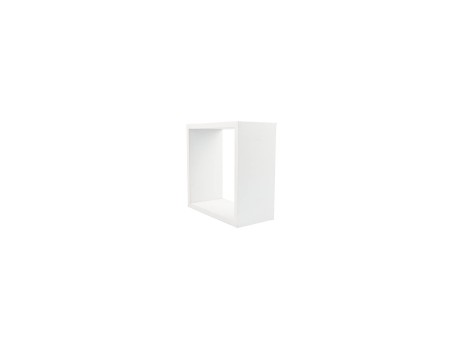 TRIPLE CUBO RECTO MDF 30-27-24CM BLANCO PARED