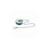 TAPÓN DESAGÜE PVC CUBIERTA INOX CON CADENA 250MM