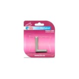 LETRA L ADHESIVA ABS ACABADO PLATA 40MM BTV