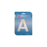 PLACA LETRA A ACERO INOXIDABLE 85MM BTV