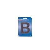 PLACA LETRA B ACERO INOXIDABLE 85MM BTV