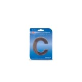 PLACA LETRA C ACERO INOXIDABLE 85MM BTV