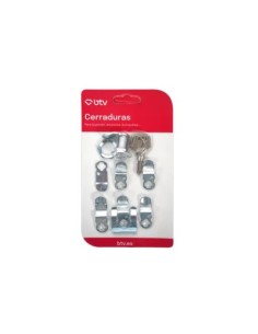 KIT CERRADURA Nº1 CROMADO PARA BUZONES BTV