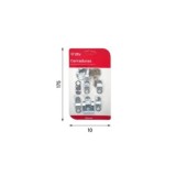 KIT CERRADURA Nº1 CROMADO PARA BUZONES BTV