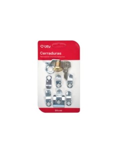 KIT CERRADURA Nº2 DORADO PARA BUZONES BTV
