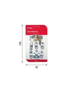 KIT CERRADURA Nº2 DORADO PARA BUZONES BTV 2