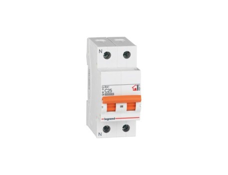 MAGNETOTÉRMICO RX3 2P 32A 6KA CURVA C LEGRAND
