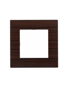 MARCO 1 ELEMENTO MADERA OSCURA LEGRAND NILOÉ STEP
