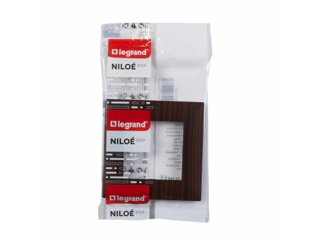 MARCO 1 ELEMENTO MADERA OSCURA LEGRAND NILOÉ STEP
