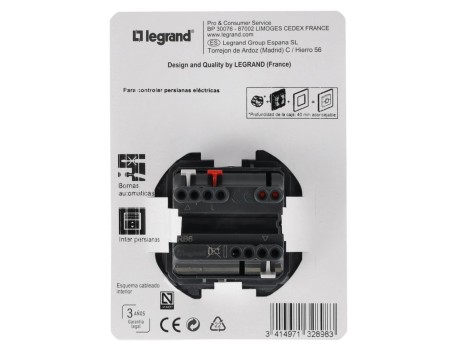 INTERRUPTOR PERSIANAS VALENA NEXT BLANCO LEGRAND