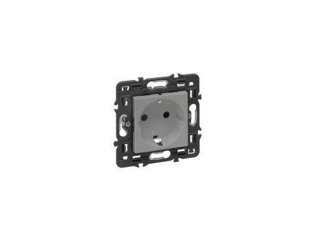 TOMA 2P+T EMPOTRAR VALENA NEXT ALUMINIO