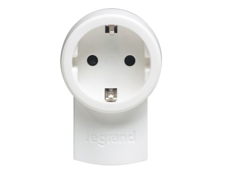 CLAVIJA CON TOMA 2P+T 16A LEGRAND BLANCO PVC