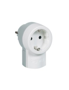 CLAVIJA CON TOMA 2P+T 16A LEGRAND BLANCO PVC 2