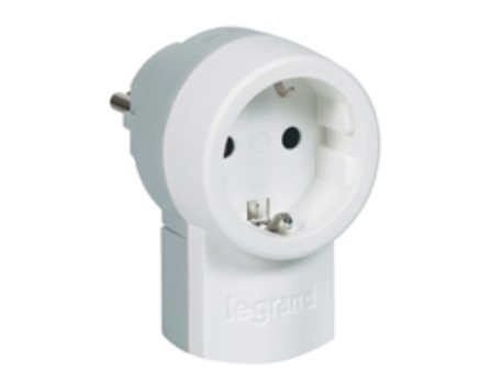 CLAVIJA CON TOMA 2P+T 16A LEGRAND BLANCO PVC