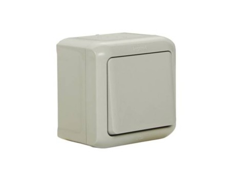 PULSADOR FORIX IP44 SUPERFICIE GRIS LEGRAND