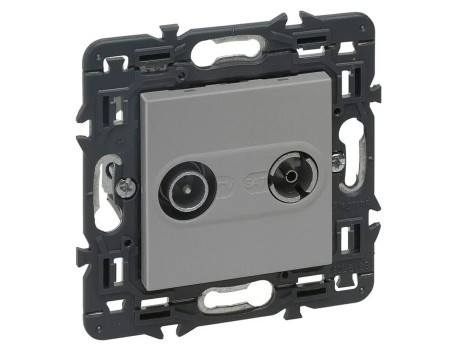 TOMA TV/R/SAT ALUMINIO LEGRAND COMPATIBLE TNT Y UHD