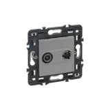 TOMA TV/R/SAT ALUMINIO LEGRAND COMPATIBLE TNT Y UHD