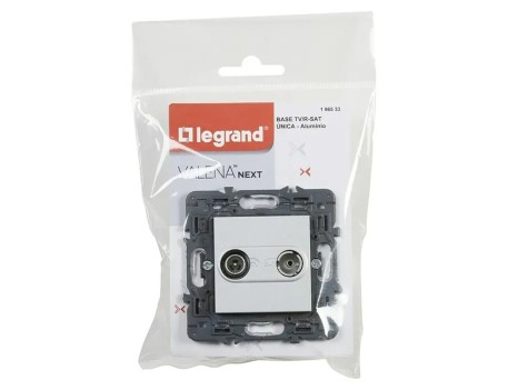TOMA TV/R/SAT ALUMINIO LEGRAND COMPATIBLE TNT Y UHD
