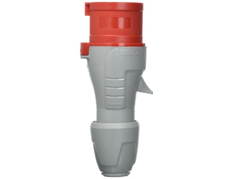 CLAVIJA INDUSTRIAL CEE 16A 3P+T 415V ROJA IP44 IK09