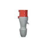 CLAVIJA INDUSTRIAL CEE 16A 3P+T 415V ROJA IP44 IK09