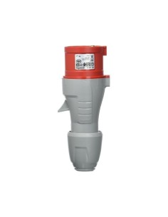 CLAVIJA INDUSTRIAL CEE 16A 3P+T 415V ROJA IP44 IK09 2