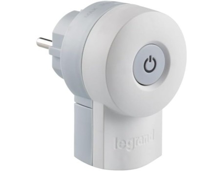 CLAVIJA CON INTERRUPTOR INCORPORADO 16A BLANCA
