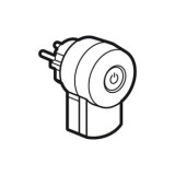 CLAVIJA CON INTERRUPTOR INCORPORADO 16A BLANCA