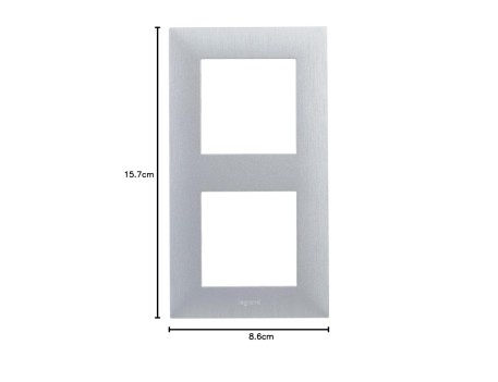 MARCO 2 ELEMENTOS INOX LEGRAND NS