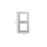 MARCO 2 ELEMENTOS INOX LEGRAND NS