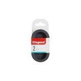 ADAPTADOR DOBLE 2X2P+T 16A FRONTAL NEGRO LEGRAND
