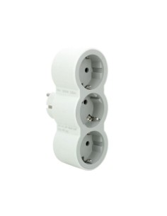ADAPTADOR TRIPLE 3X2P+T 16A FRONTAL BLANCO LEGRAND