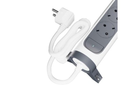 BASE MÚLTIPLE 3 TOMAS 2P+T GIRATORIA 1.5M BLANCA