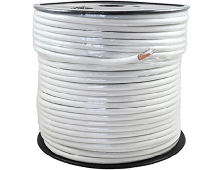 CABLE COAXIAL SILVER SAT RG6U ROLLO 100 METROS