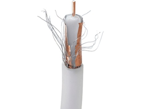 CABLE COAXIAL SILVER SAT RG6U ROLLO 100 METROS