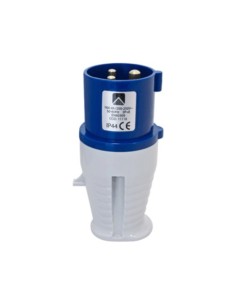 CLAVIJA CETAC 2P+T 16A 250V PROTECCIÓN IP44