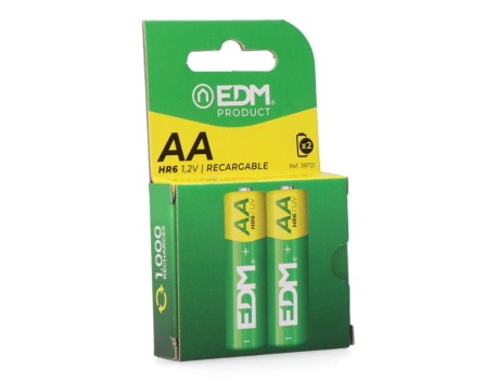 PILAS RECARGABLES AA HR6 1.2V 2600MAH PACK 2