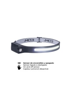 LINTERNA FRONTAL CON SENSOR COB 8W 280LM RECARGABLE 2