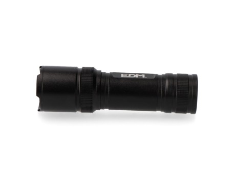 LINTERNA LED TÁCTICA BLACK GRIP CON ZOOM 150LM