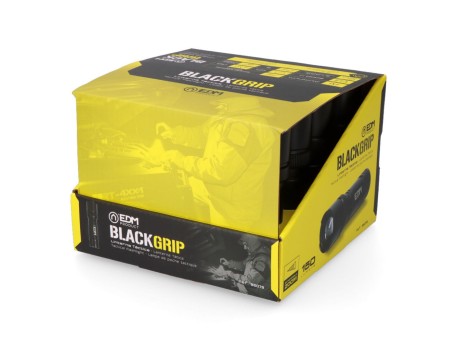 LINTERNA LED TÁCTICA BLACK GRIP CON ZOOM 150LM