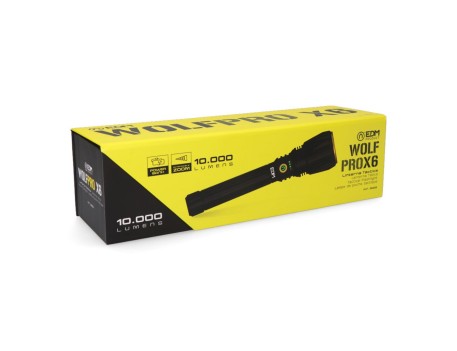 LINTERNA LED TÁCTICA WOLFPRO X6 10000LM ALCANCE
