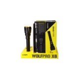LINTERNA LED TÁCTICA WOLFPRO X6 10000LM ALCANCE